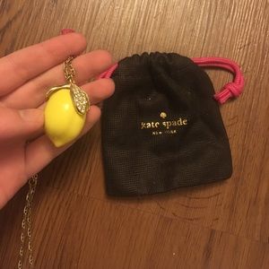 Kate spade lemon pendant necklace